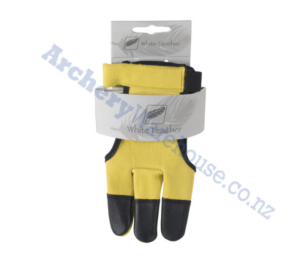 White Feather Shooting Glove Moon - Image 3
