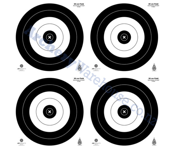 JVD Products Target Face IFAA Field 4 x 20 cm