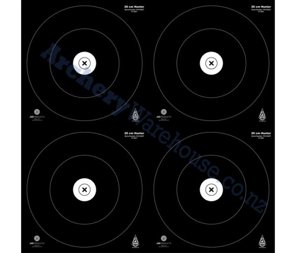 JVD Products Target Face IFAA Hunter 4 x 20 cm