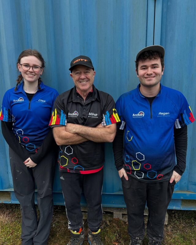 Well done for staff shooters Regan, Elisa, Mike and Vicky at the Waikato Interclubs round 2 in Pine Ridge today! Regan took out first place with Mike coming second in their division! Vicky (not pictured) took second while Elisa took third in their division! Congratulations guys!