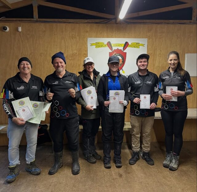 A fantastic day for our staff shooters — Mike, Kerry, Jill, Elisa, Regan, and Vicky — competing in Round 3 of the NZFAA Marked Series. Well done team on your great performance!
