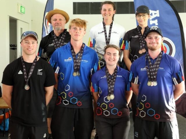 🏹 82nd Archery New Zealand Outdoor National Championships 🏹

What a weekend of grit, resilience, and world-class shooting. Despite extremely challenging conditions — relentless wind, boggy fields, the second 720 called off, and Saturday cancelled entirely — the competition delivered outstanding performances across the board.

As a proud sponsor of the event, we’re especially thrilled to celebrate our Archery Warehouse staff shooters, who showed serious composure and determination in tough conditions:

🥇 Nuala Edmundson – 3× Gold
🥇 Finn Matheson – 2× Gold, 1× Bronze
🥇 Thornton Wallberg – 2× Gold, 1× Silver
🥇 Ben McLean – 1× Gold, 1× Silver, 1× Bronze
🥇 Izzy Matthews – 1× Gold, 1× Bronze
🥈 Corban Thorpe – 2× Silver
🥈 Kerry Hoole – 2× Silver, 2× Bronze
🥉 Bex Jones – 2× Bronze
🥉 Vicky Rombouts – 2× Bronze

Results like these, especially under such testing conditions, are a testament to preparation, mindset, and passion for the sport. Huge congratulations to all competitors, officials, and organisers who made the event possible despite the weather throwing everything it had.

Proud to support New Zealand archery — and even prouder of this team 💪🎯

(photos by David Edmundson)

#ArcheryNZ #OutdoorNationals #ArcheryWarehouse #ProudSponsor #Archery